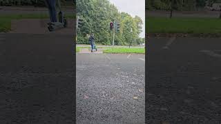 UK Englands A Couple of Starving PIGEONS A MALE RIDING A SCOOTERTRUCKS TRAILERS VANS CARSACOACH [upl. by Lirrehs870]