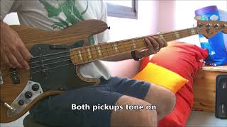 P vs JJ vs PJ  Bass demo [upl. by Pulchi]