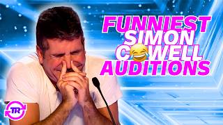 12 FUNNIEST quotSimon Cowellquot Auditions😂 [upl. by Crandell]