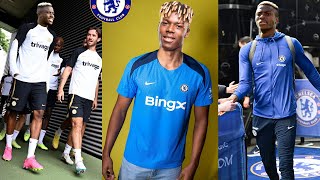 Osimhen Arrival Done To Chelsea✅Osimhen Signs Contract🔥Nico Shirt Unveiling⛔Chelsea News Today [upl. by Ahsinhoj]