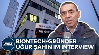 BiontechGründer Uğur Şahin im Interview zu seinem CoronaImpfstoff [upl. by Ayirp216]