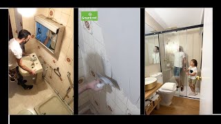 🚿💫 TRANSFORMACIÓN de un BAÑO Pequeño y Antiguo 🛁✨  Reforma Completa Paso a Paso 🔨🧼 [upl. by Steve]