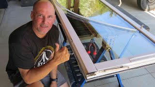 How to Replace Casement Window weatherstripping Removing your Casement Windows the easy way [upl. by Nbi]