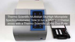 How to Run a DNA Quantitation Assay with μDrop Duo Plate on Multiskan SkyHigh [upl. by Petr471]