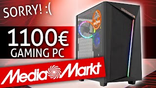 EXTREME ABZOCKE bei MediaMarkt 1100€ Gaming PC Test  Stellungnahme [upl. by Ennaesor422]