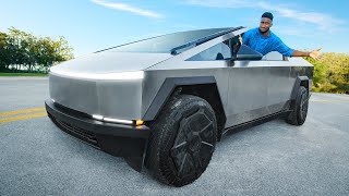 Driving Tesla Cybertruck Everything You Need to Know [upl. by Odnumyar]