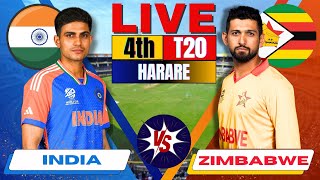 🔴 Live India vs Zimbabwe T20 Live Match Score amp Commentary  Live Cricket Match Today IND vs ZIM [upl. by Champaigne]