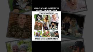 YOUR PHOTO TO CROSS STITCH Pattern by Welovit  welovitnet  welovit [upl. by Uohk]