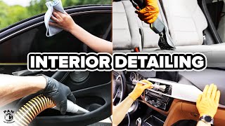 How To Clean A Car Interior From Top To Bottom [upl. by Christianson]