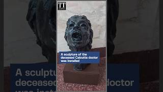 Sculpture of Deceased Trainee Doctor Installed Inside RG Kar Hospital rgkardoctordeath viralvideo [upl. by Ardnasxela496]