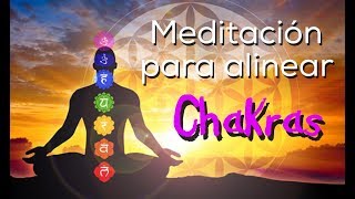 Meditacion para alinear chakras [upl. by Kamat572]