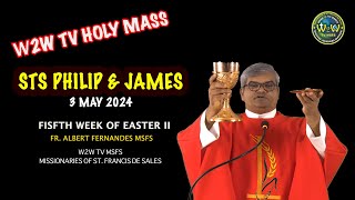 FEAST OF STS PHILIP AND JAMES APOSTLE  HOLY MASS  3 MAY 2024 holymass dailyholymass [upl. by Soalokcin]