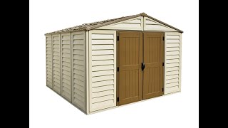 Duramax 10x10 Woodbridge Plus Outdoor Storage Shed installation Video [upl. by Nytsirt]