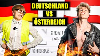 DEUTSCHLAND vs ÖSTERREICH 🇩🇪🇦🇹 Dialekt sprechen ANLEITUNG [upl. by Inattyrb]