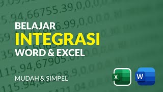 Integrasi Word dan Excel [upl. by Elleraj]