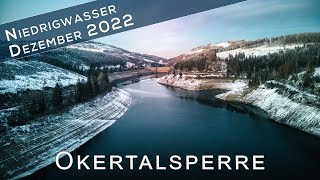 Okertalsperre Niedrigwasser 122022 [upl. by Limhaj226]