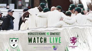 Worcestershire vs Somerset  Day Three  Vitality County Championship [upl. by Kal]