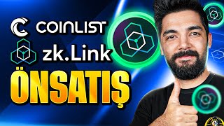 Coinlist ÖN SATIŞ ZKLINK Katılım  KESİN ALIM HAKKI ÇEKİLİŞİ [upl. by Prochora]