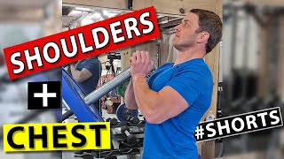 Best Landmine Press Variations 6 Exercises for Chest amp Shoulders shorts [upl. by Duane]