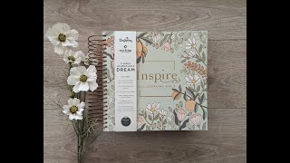 NLT DaySpring Inspire Illustrating Bible FilamentEnabled Edition  creative journaling Bible [upl. by Otilrac]