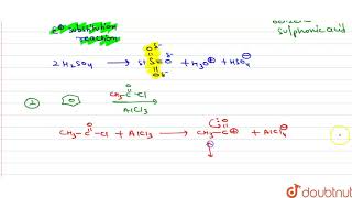 In sulphonation acylation and formyaltion of benzene the group of electrophilies would be [upl. by Allx]