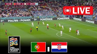 🔴LIVE  Portugal vs Croatia  UEFA Nations League 2024  Full Match Streaming PES 21 [upl. by Theola]