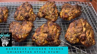 HOW TO MAKE BBQ CHICKEN THIGHS CHIAVETTA’S STYLE YUM [upl. by Hanala]