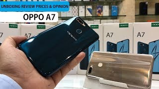 OPPO A7 UNBOXING REVIEW PRICES AND OPINION [upl. by Yelnikcm]