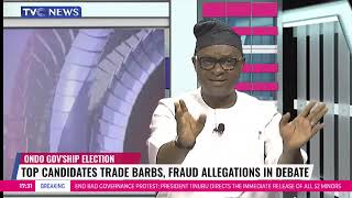 Ondo Governorship Election Leading Candidates Trade Barbs Allegations Of Fraud During Debate [upl. by Landy781]