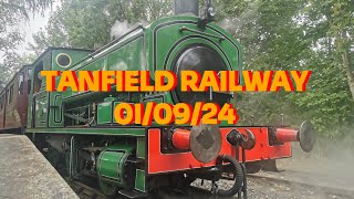 Day out on the Tanfield Railway 010924 [upl. by Annaxor]