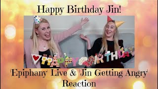 Happy Birthday Jin Epiphany Live amp Jin Getting Angry Reaction [upl. by Eimrej]