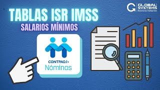 Actualización de Tablas de ISR IMSS salarios mínimos CONTPAQi Nóminas [upl. by Mullins]