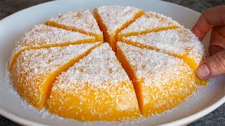 Only 3 ingredients dessert with Orange No Baking No Gelatine No Flour [upl. by Esorlatsyrc]