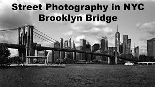 35mm Film Street Photography  Brooklyn Bridge NYC  Leica M6 [upl. by Desiree]