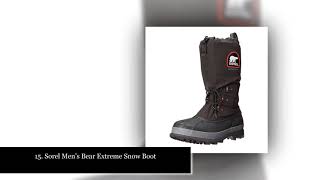 ✅Top 20 Best Warmest Snow Boots for Men [upl. by Ueik]