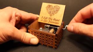 I Left My Heart in San Francisco  Tony Bennett  Music box by Invenio Crafts [upl. by Claud]