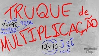 TRUQUE Como Multiplicar Números com 2 Algarismos MUITO RÁPIDO  Matemática Rio [upl. by Timmy]