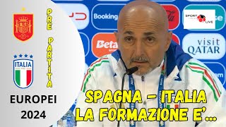 SPAGNA  ITALIA L SPALLETTI in conferenza stampa prepartita Gelsenkirchen Sentite cosa ha detto [upl. by Sieber]