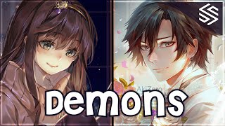 Nightcore  Demons Switching Vocals  Lyrics [upl. by Spatz86]