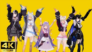 BlingBangBangBorn BBBBダンス【holoAdvent】【MMD Hololive】【4K30fps】 [upl. by Ecallaw]