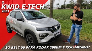 Renault Kwid ETech 100 Elétrico  GOSTEI SAI PATINANDO AO ACELERAR [upl. by Nospmas]