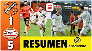 PSV de CHUCKY LOZANO fue una aplanadora ganó 15 al Volendam y es más líder que nunca  Eredivisie [upl. by Fleisig]