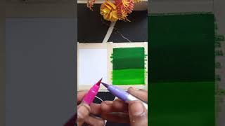 How to brush pen colour testing🎨 colour🖌 YouTube shorts viral👍 [upl. by Keavy]