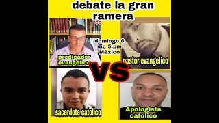 Gran Debate la mujer de Apocalipsis 17  2 Católicos vs 2 evangelicos [upl. by Holly]