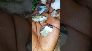 SPECIMENS OF WHITE MILKY QUARTZCHALCEDONY QUARTZ WITH SERPENTINE QUARTZ WITH PERIDOTITE etc [upl. by Carla244]