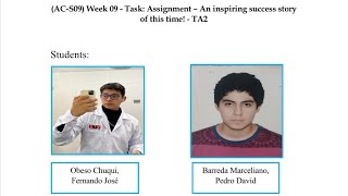 Week 09  Task Assignment – An inspiring success story of this time  TA2 [upl. by Haley629]