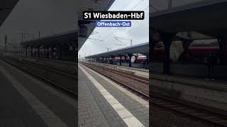 OffenbachOst Abfahrt BR430S1➡️WiesbadenHbf br430 sbahn shorts [upl. by Revlys]