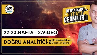 Doğru Analitiği2  GEOMETRİ KONU ANLATIMI 2024 Tayfa TYTAYT [upl. by Atsedom]