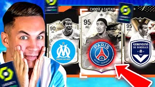 DRAFT 100 LIGUE 1  C’EST INCROYABLE  FC24 [upl. by Ardnasxela62]