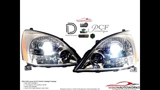 Lexus GX470 Retrofit Headlights  3quot G5 HID Osram Night Breaker Laser  VisionAutoworks [upl. by Nnainot]